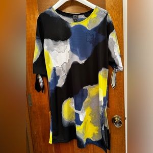 CLARA SUN WOO MULTI COLOR TUNIC SIZE XS